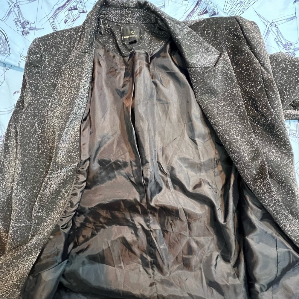 Worthington Sparkly Women’s Blazer - Picture 6 of 12